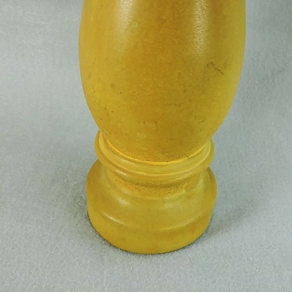 Candle Holder Taper Pillar Artist Signed Concrete Spindle Design Hand Made - Picture 5 of 10